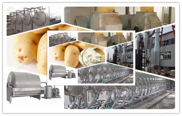 potato starch processing equipment 